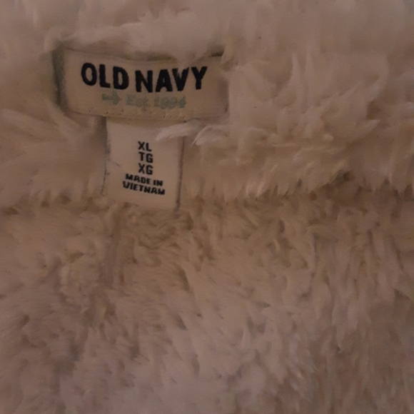 Old Navy Sherpa Lined Zip Front Hoodie Purple Sequin Woman's XL - Picture 5 of 9